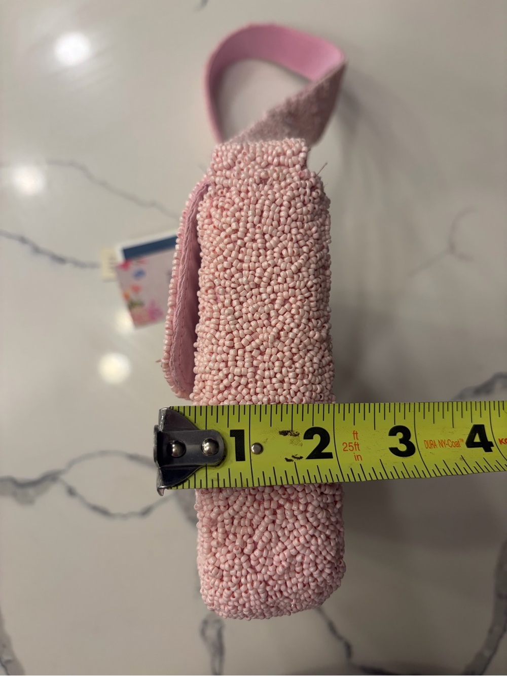 NWT: *Viral* Pink Hydrangea Beaded Bag 🌸From India to You🌸 - Picture 8 of 9